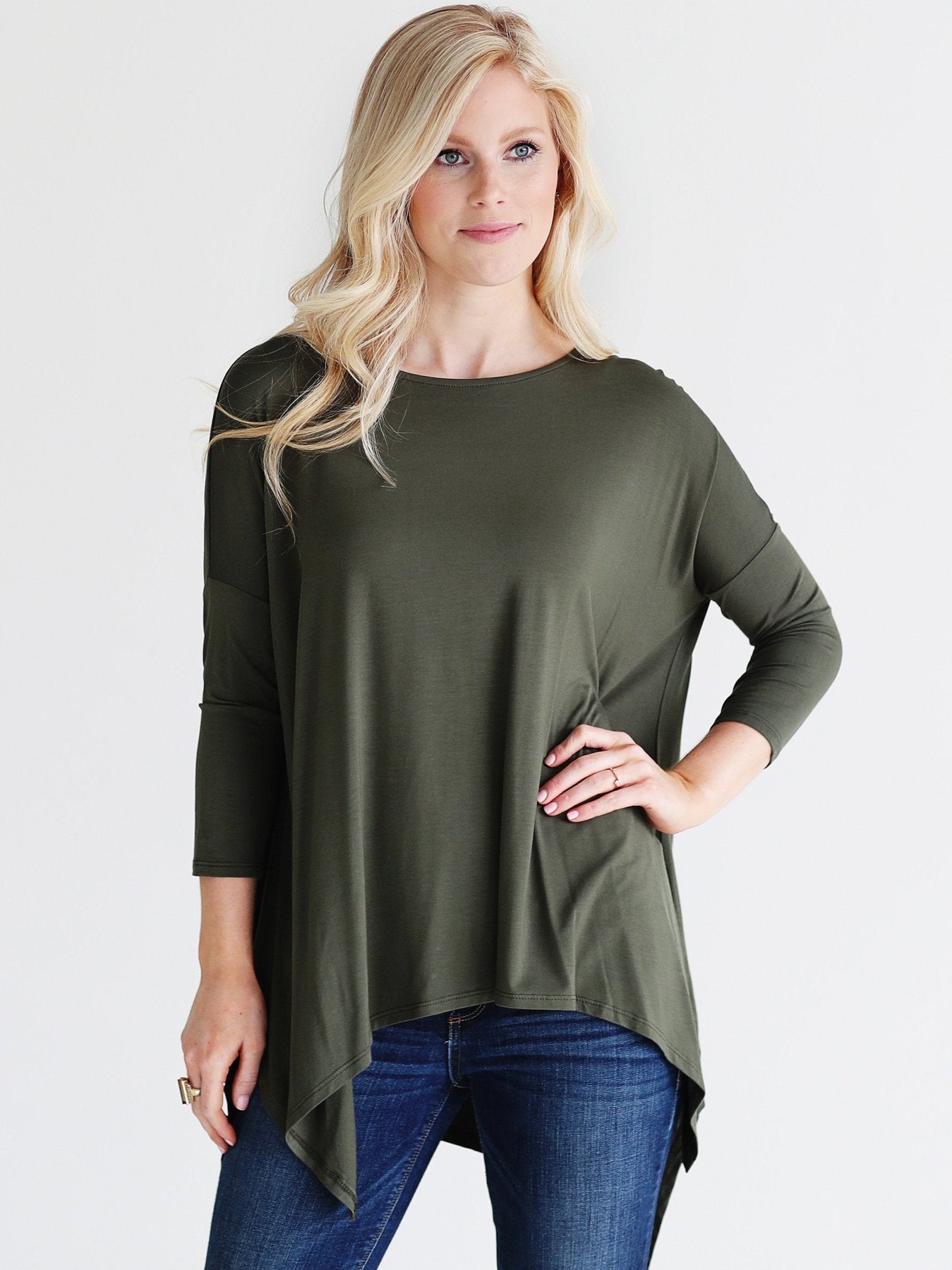 ARMY DLMN HANDKERCHIEF TOP Updated