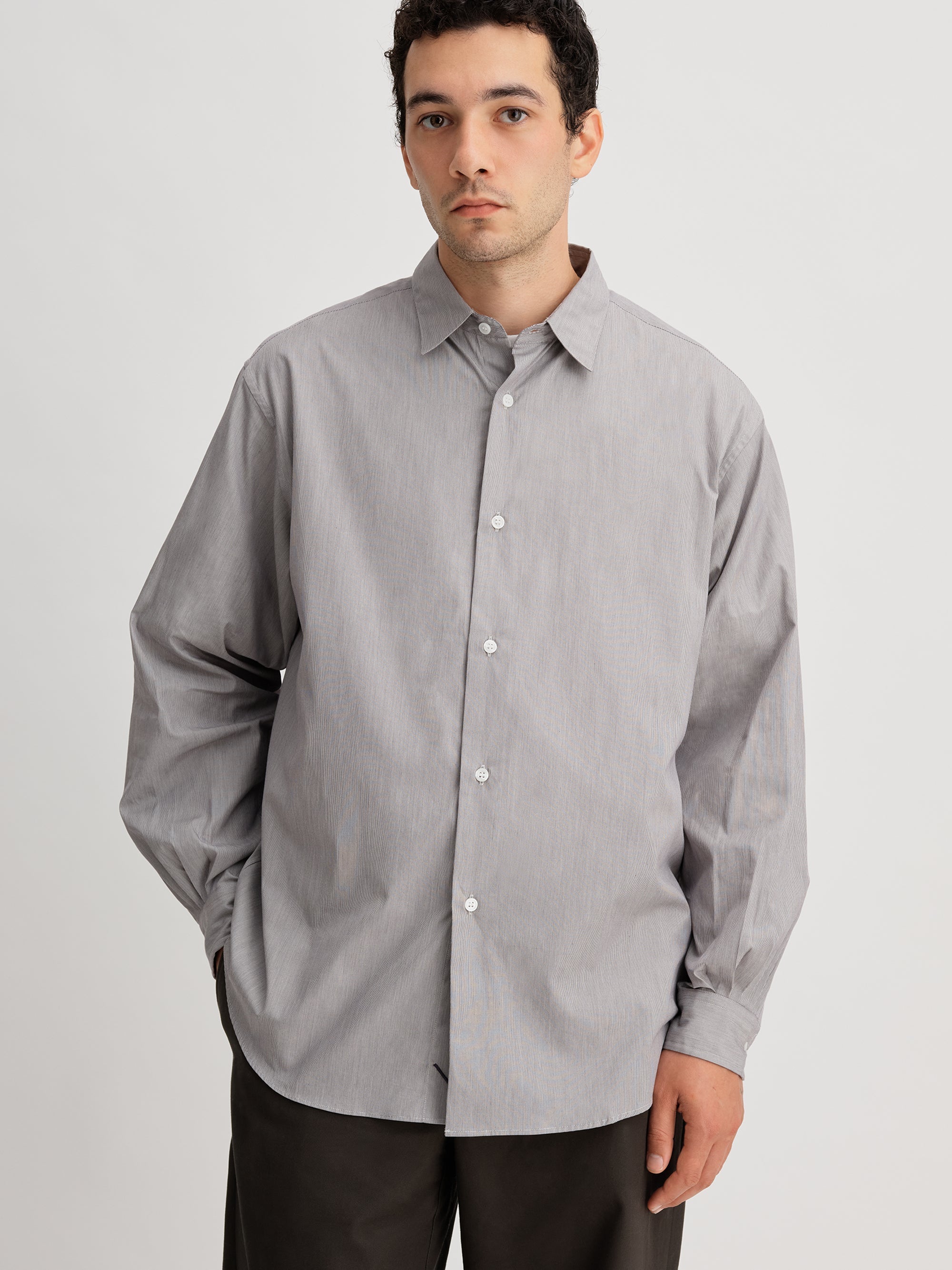 Regular Collar Stripe Shirt