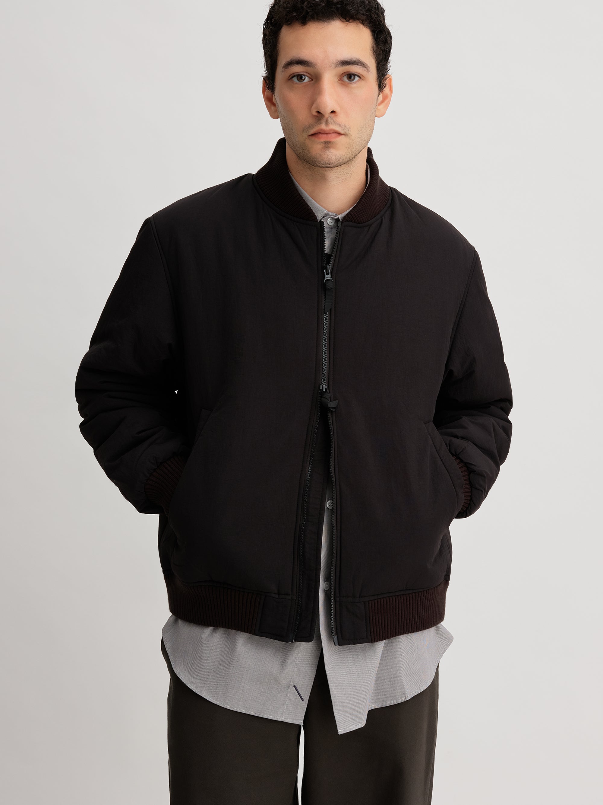Padded Zip Blouson
