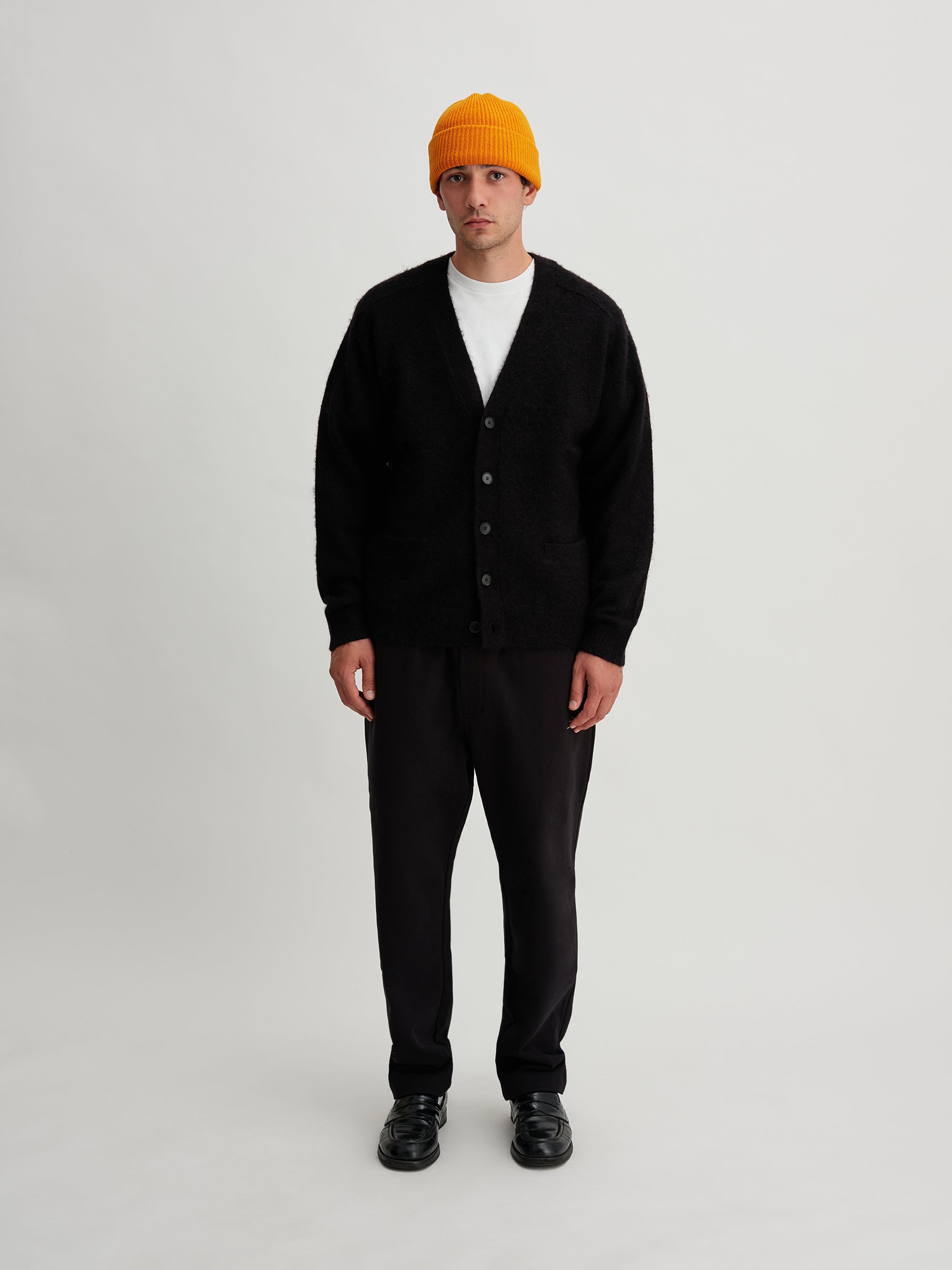 Mohair Shaggy Cardigan