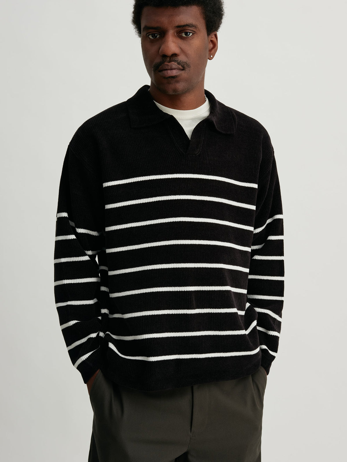 Mole Yarn Stripe Skipper Knit