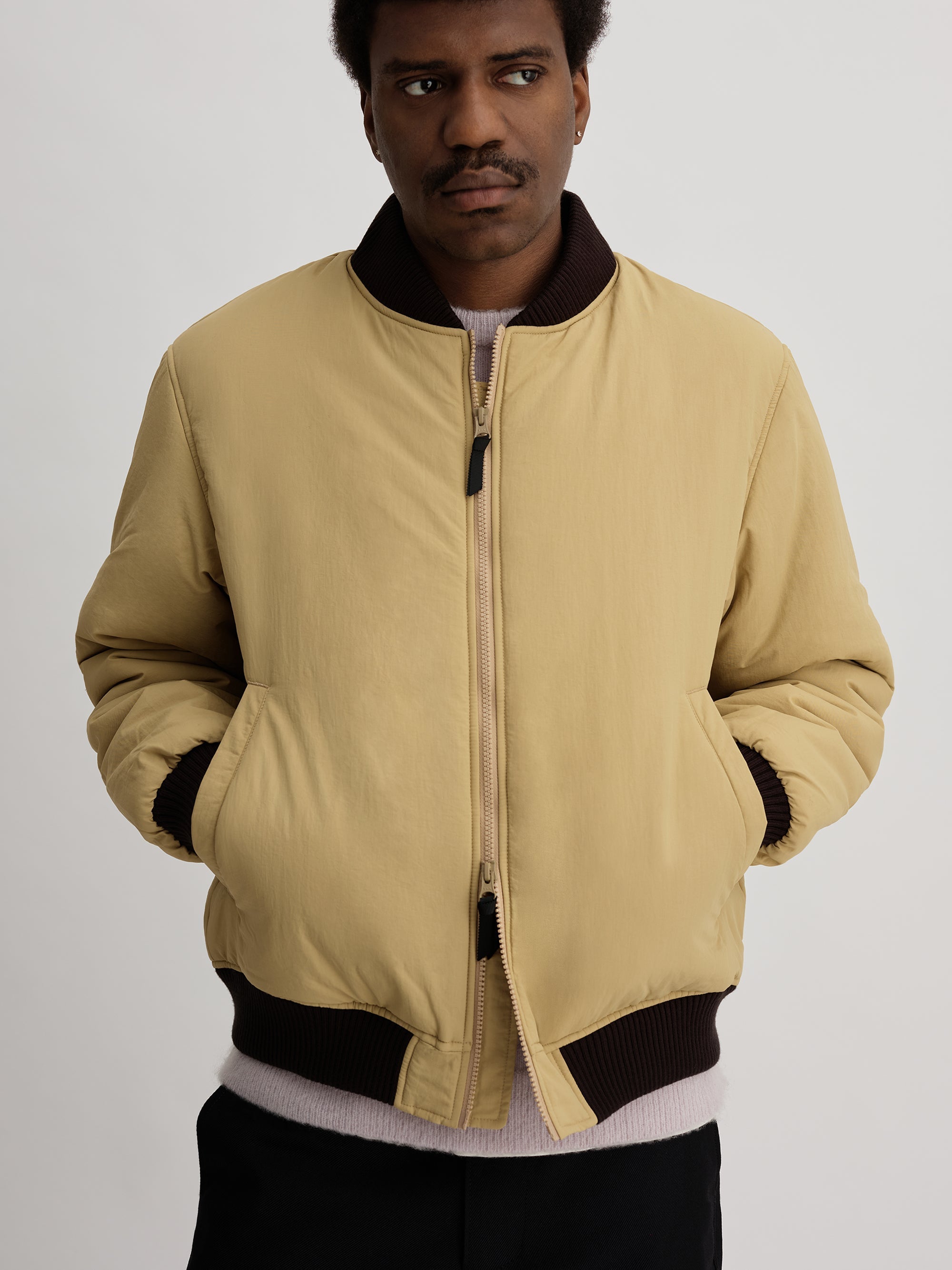 Padded Zip Blouson