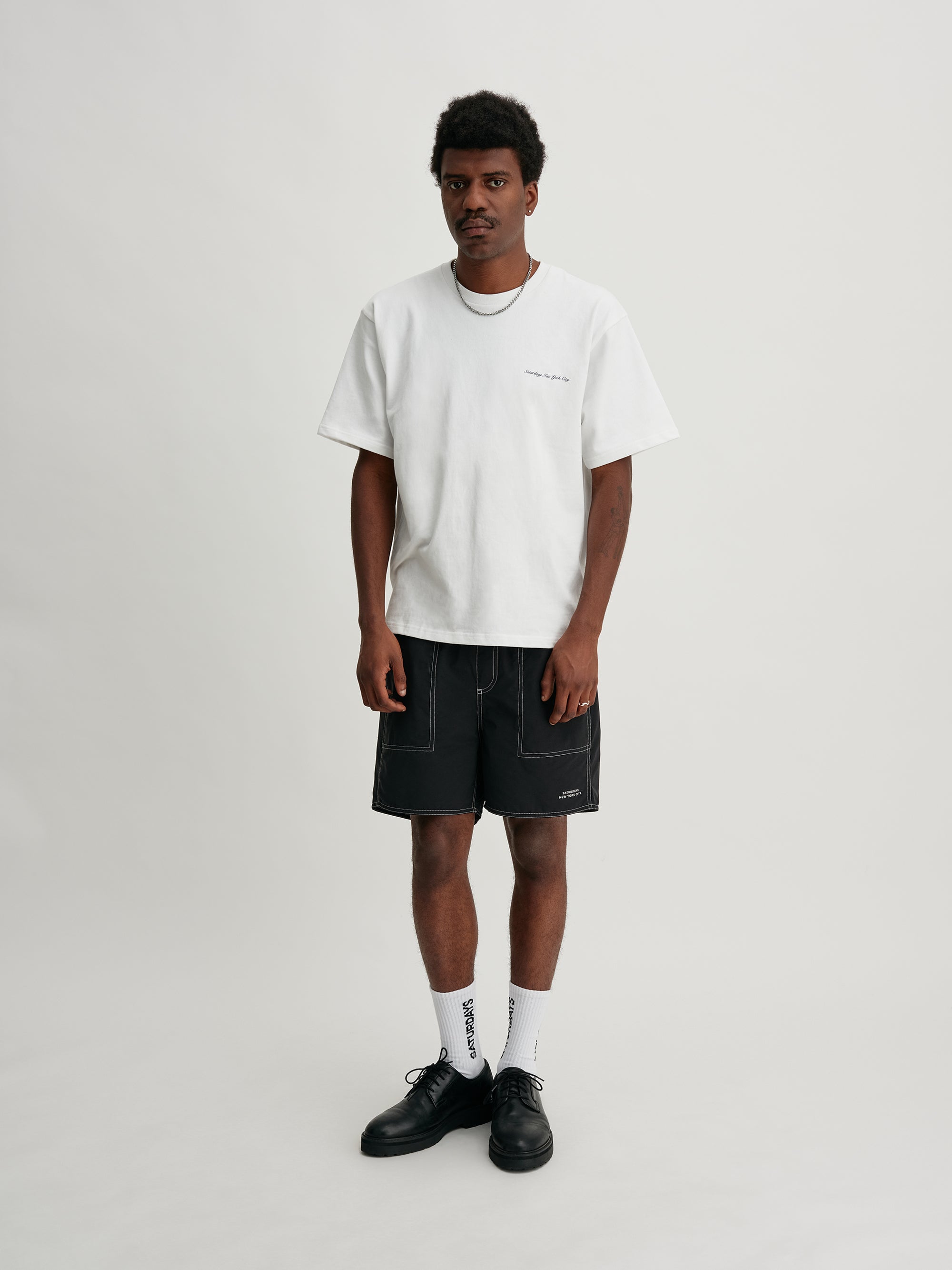 Talley Contrast Stitch Swim Shorts
