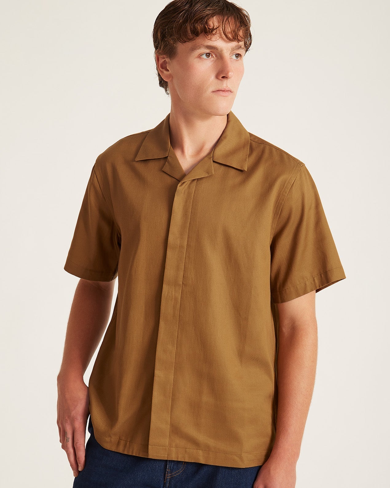 York Camp Collar Short Sleeve Shirt