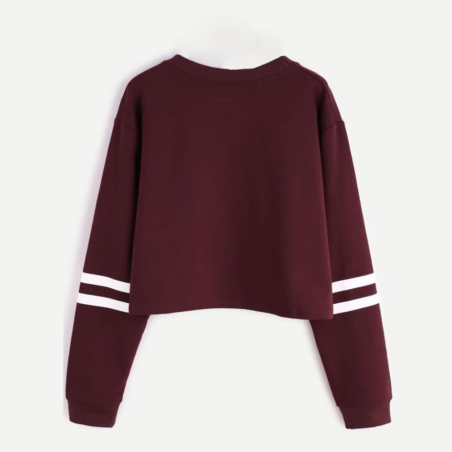 'First, I need Coffee' Striped Sweatshirt
