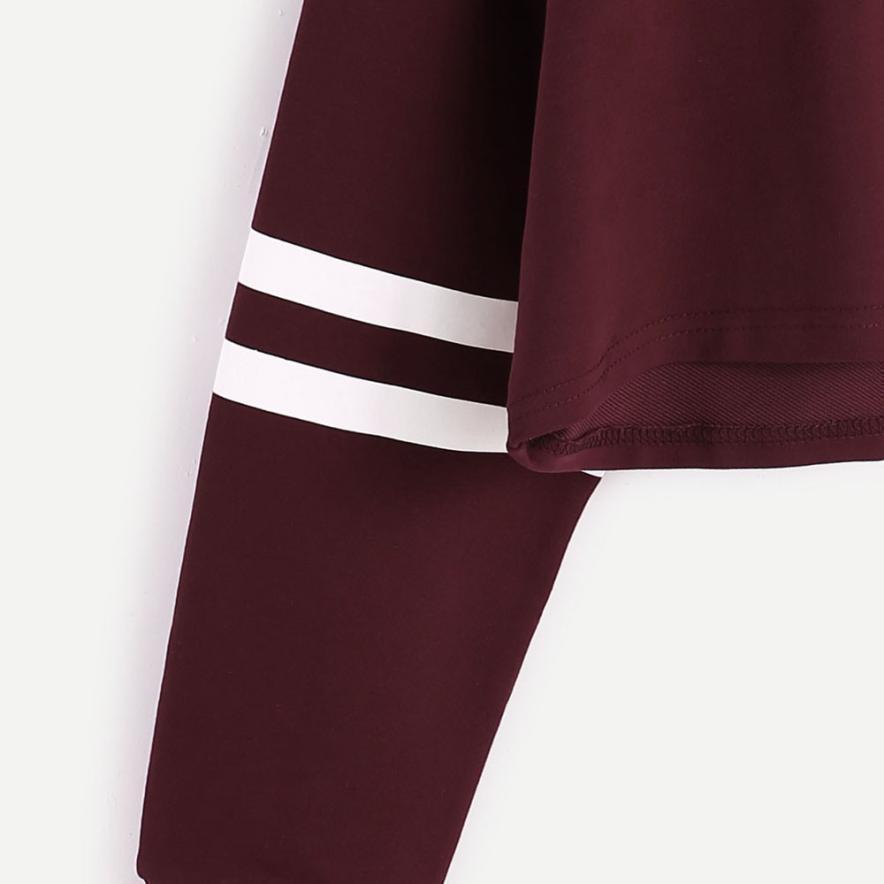 'First, I need Coffee' Striped Sweatshirt