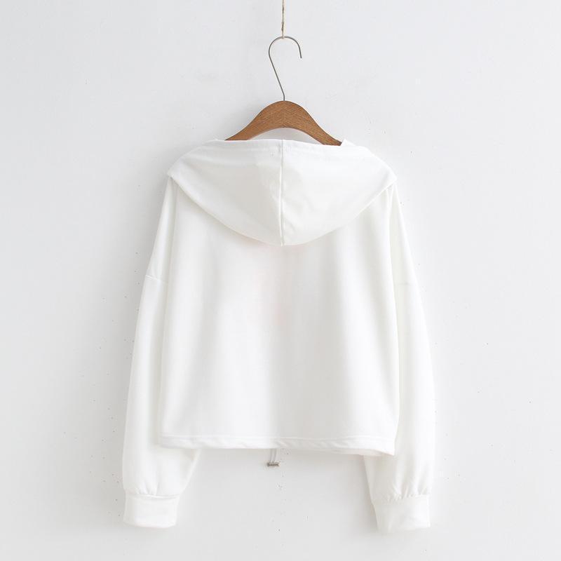 'GLOBAL CIRCA 1998' Crop Hoodie