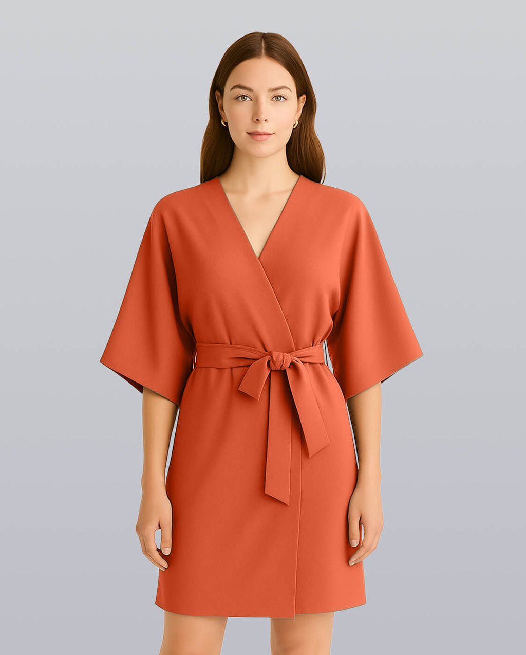 Wrap-Style Kimono Dress image 5