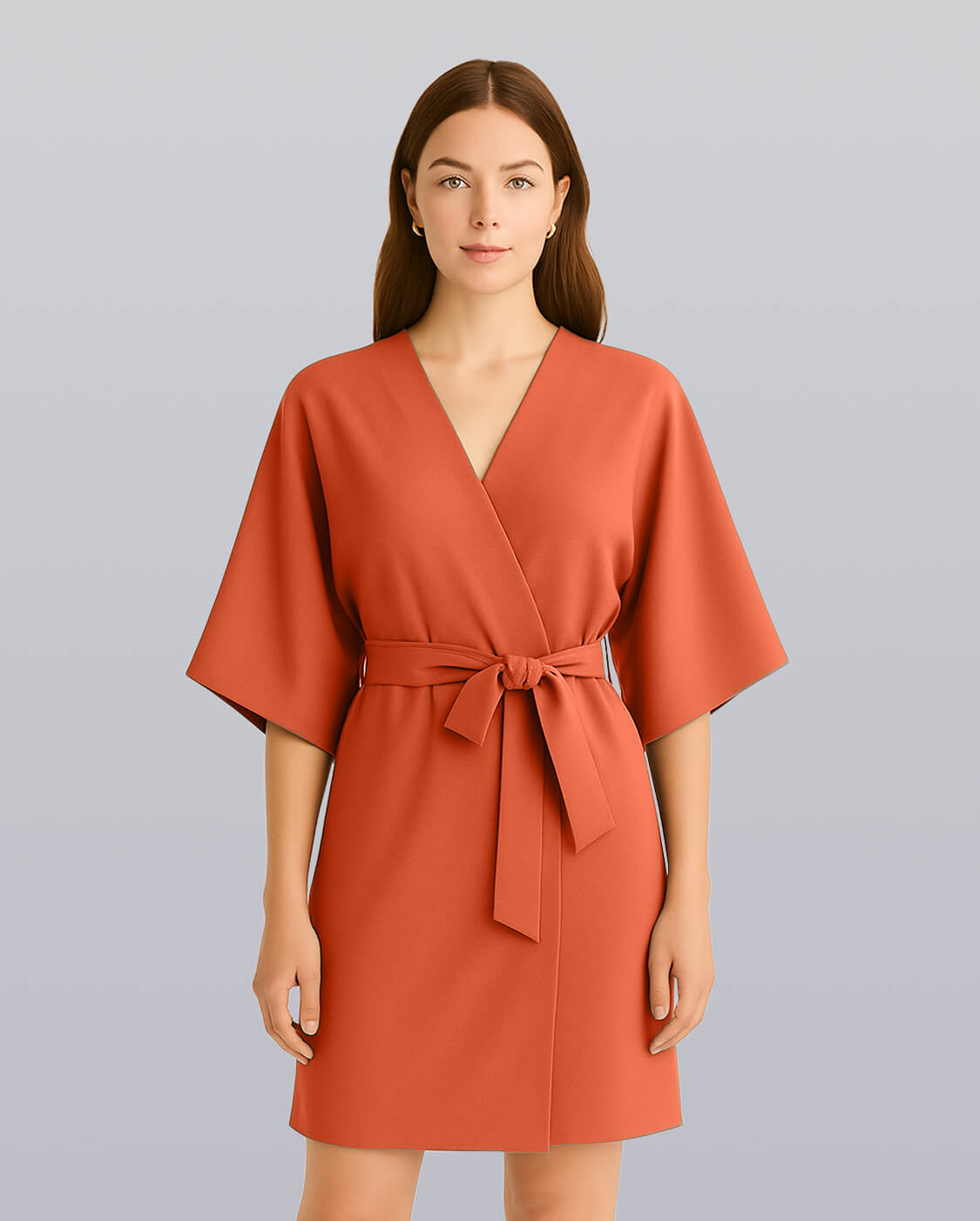 Wrap-Style Kimono Dress image 5