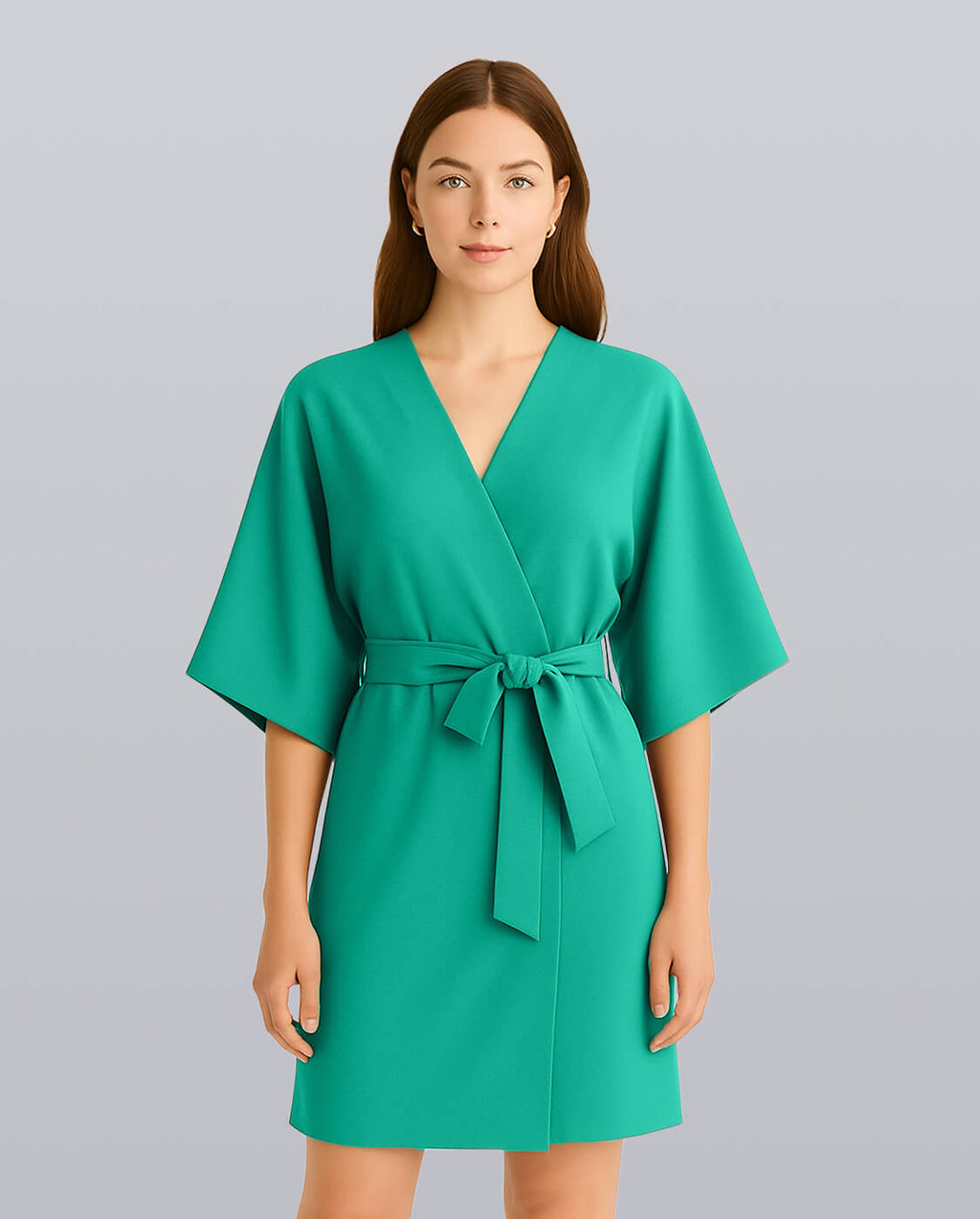 Wrap-Style Kimono Dress image 6