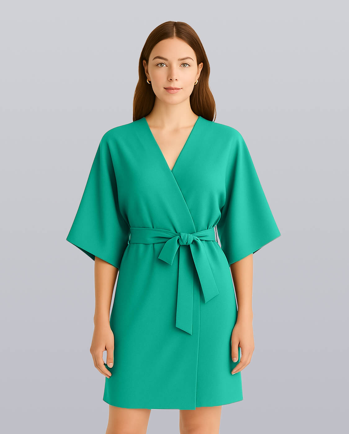 Wrap-Style Kimono Dress image 6