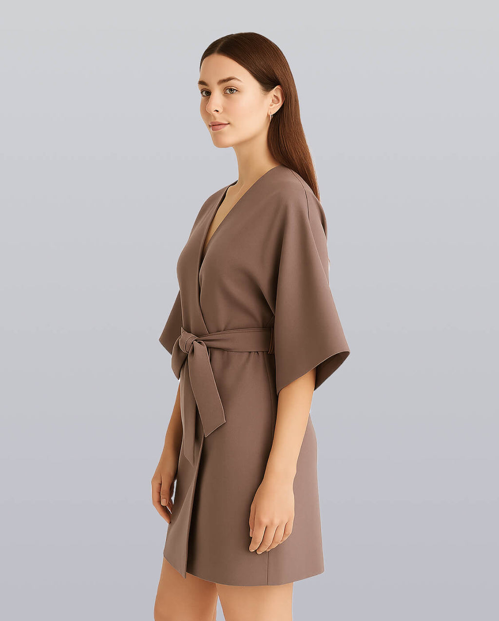 Wrap-Style Kimono Dress image 4
