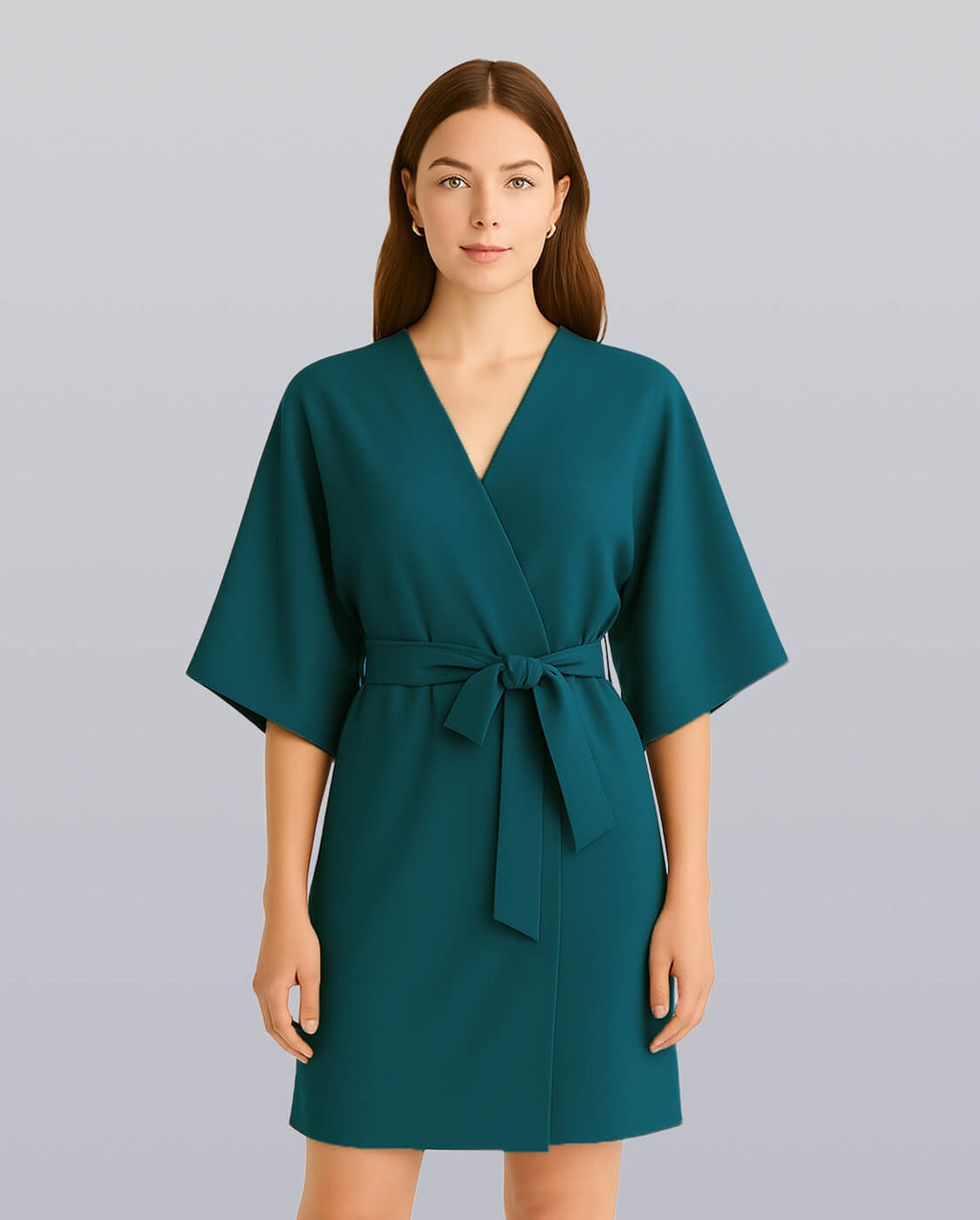 Wrap-Style Kimono Dress image 7