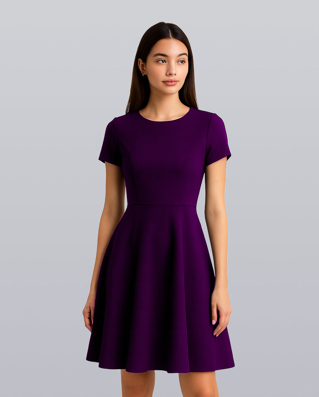 Fit & Flare Midi Dress image 5