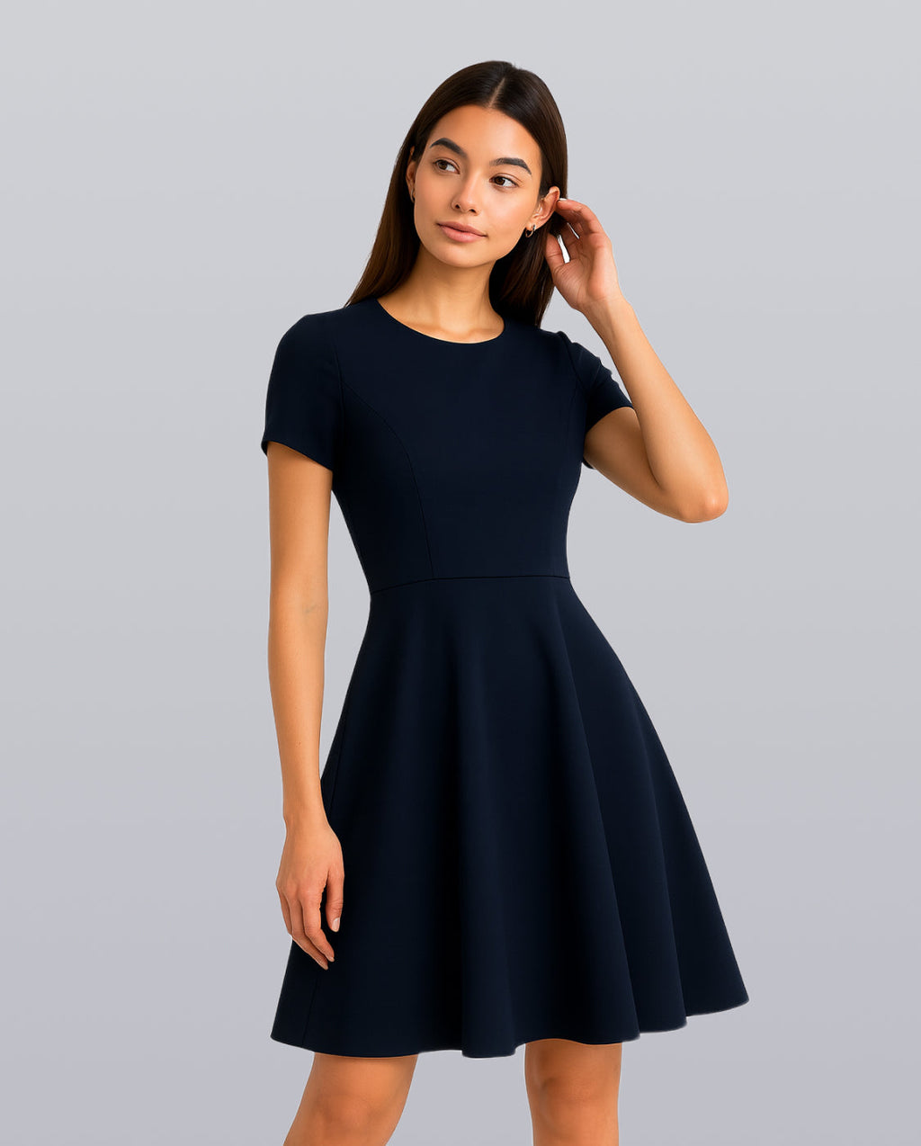 Fit & Flare Midi Dress image 2