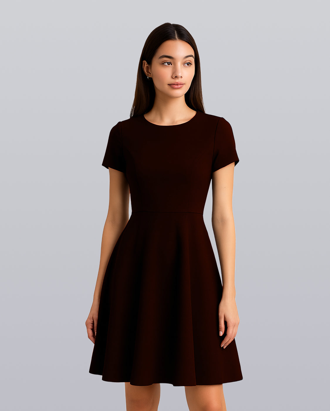 Fit & Flare Midi Dress image 6