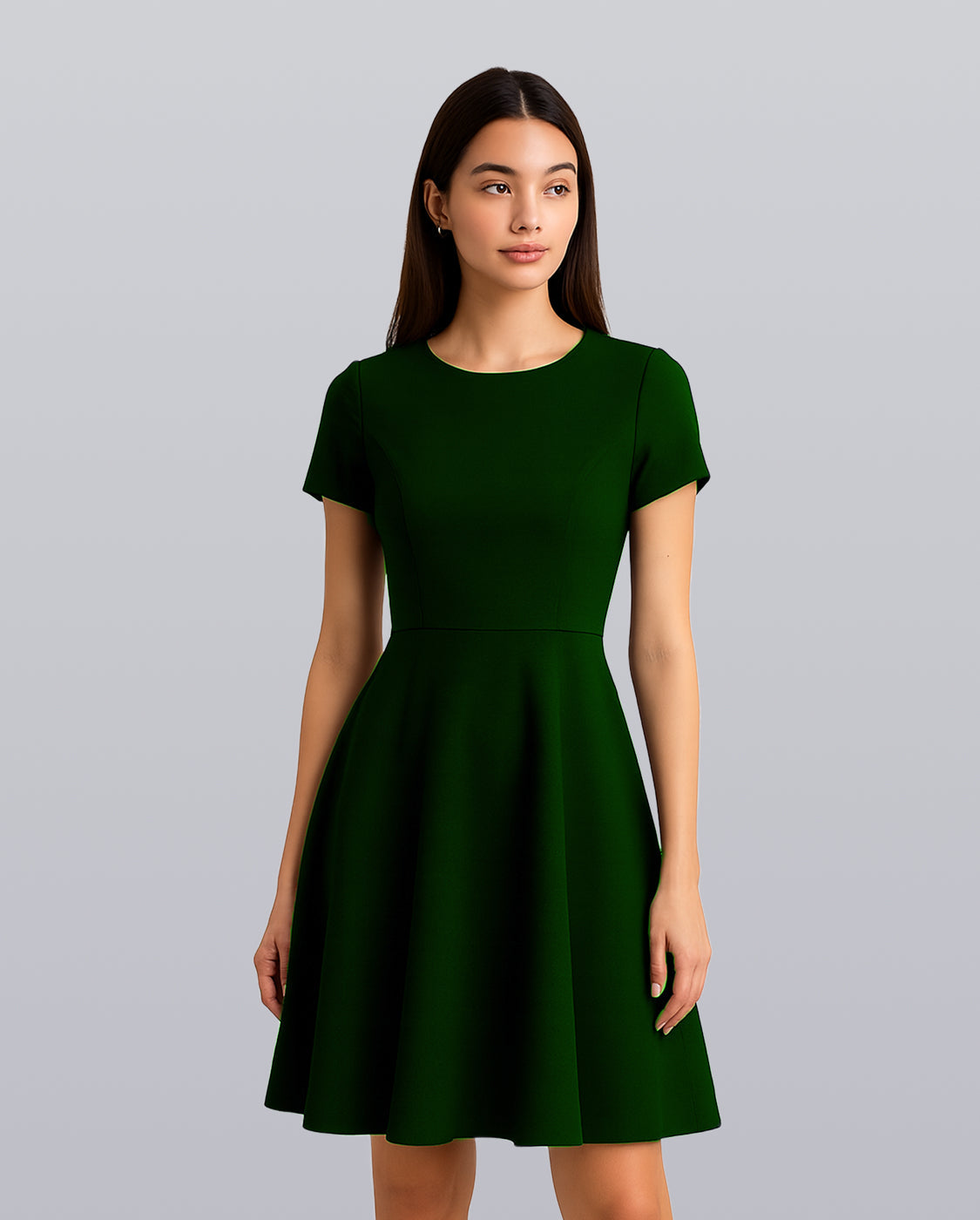 Fit & Flare Midi Dress image 7
