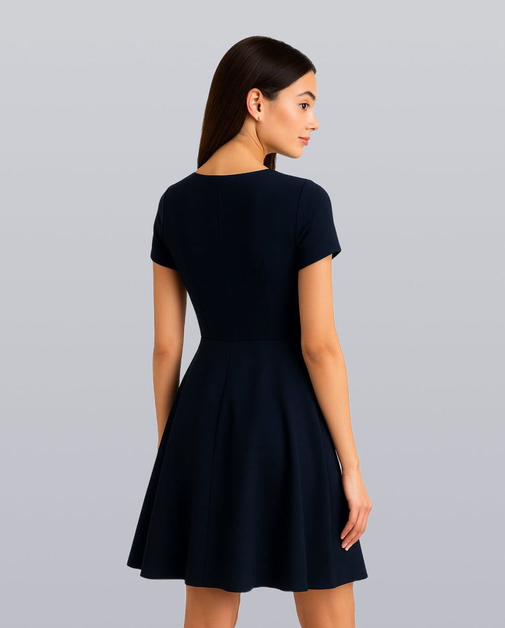 Fit & Flare Midi Dress image 4