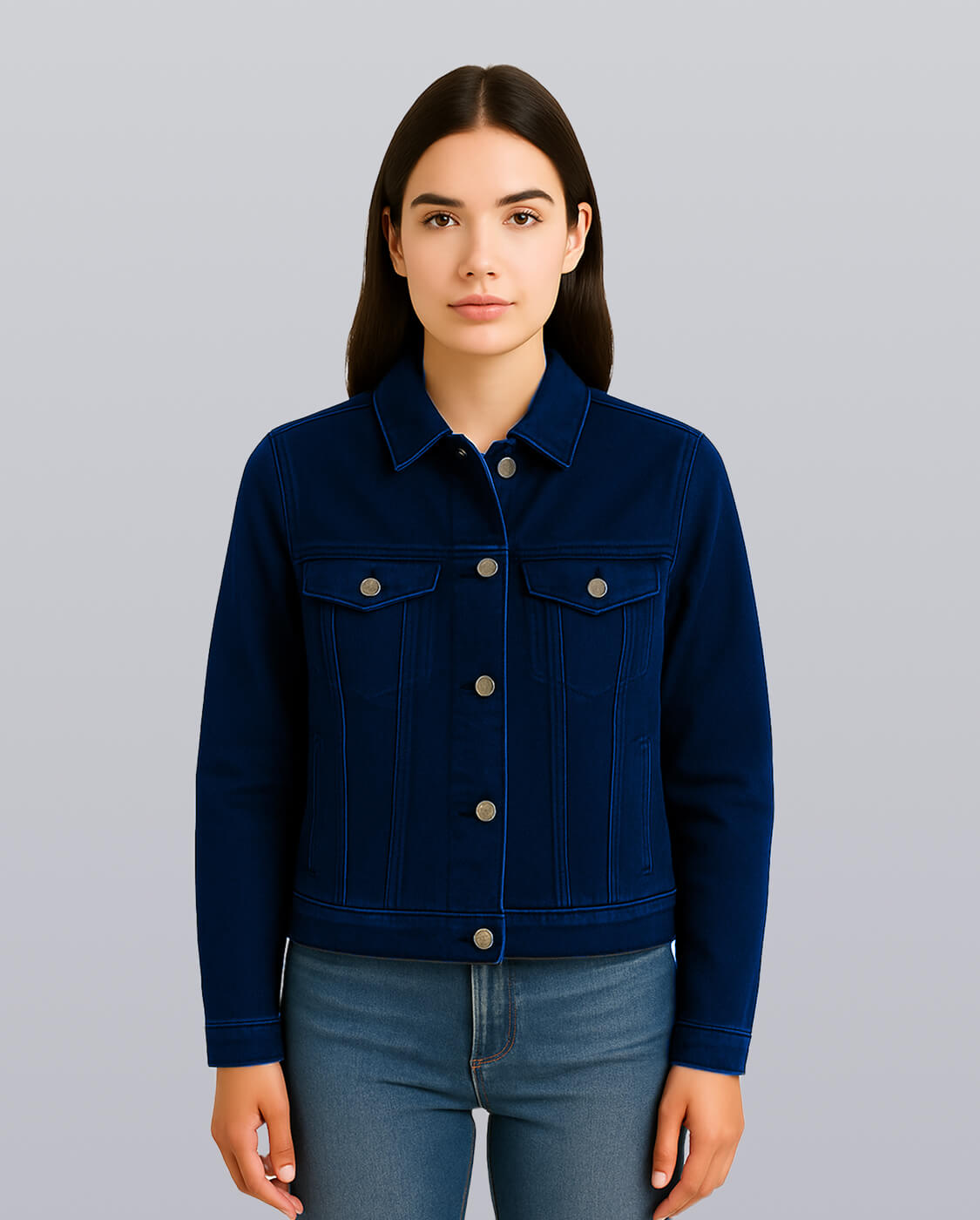 Denim Trucker Jacket image 5