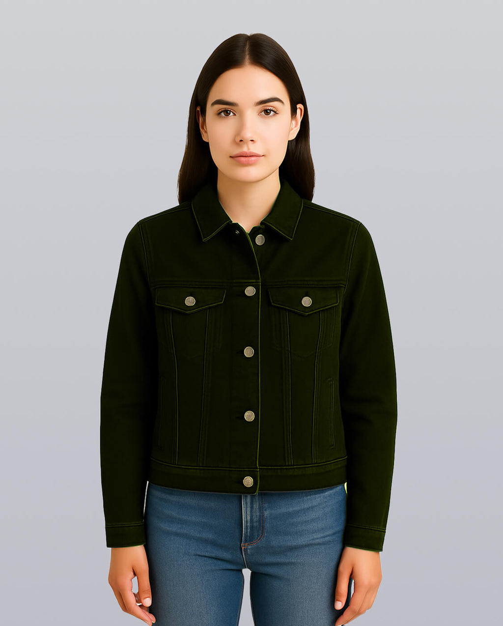 Denim Trucker Jacket image 6