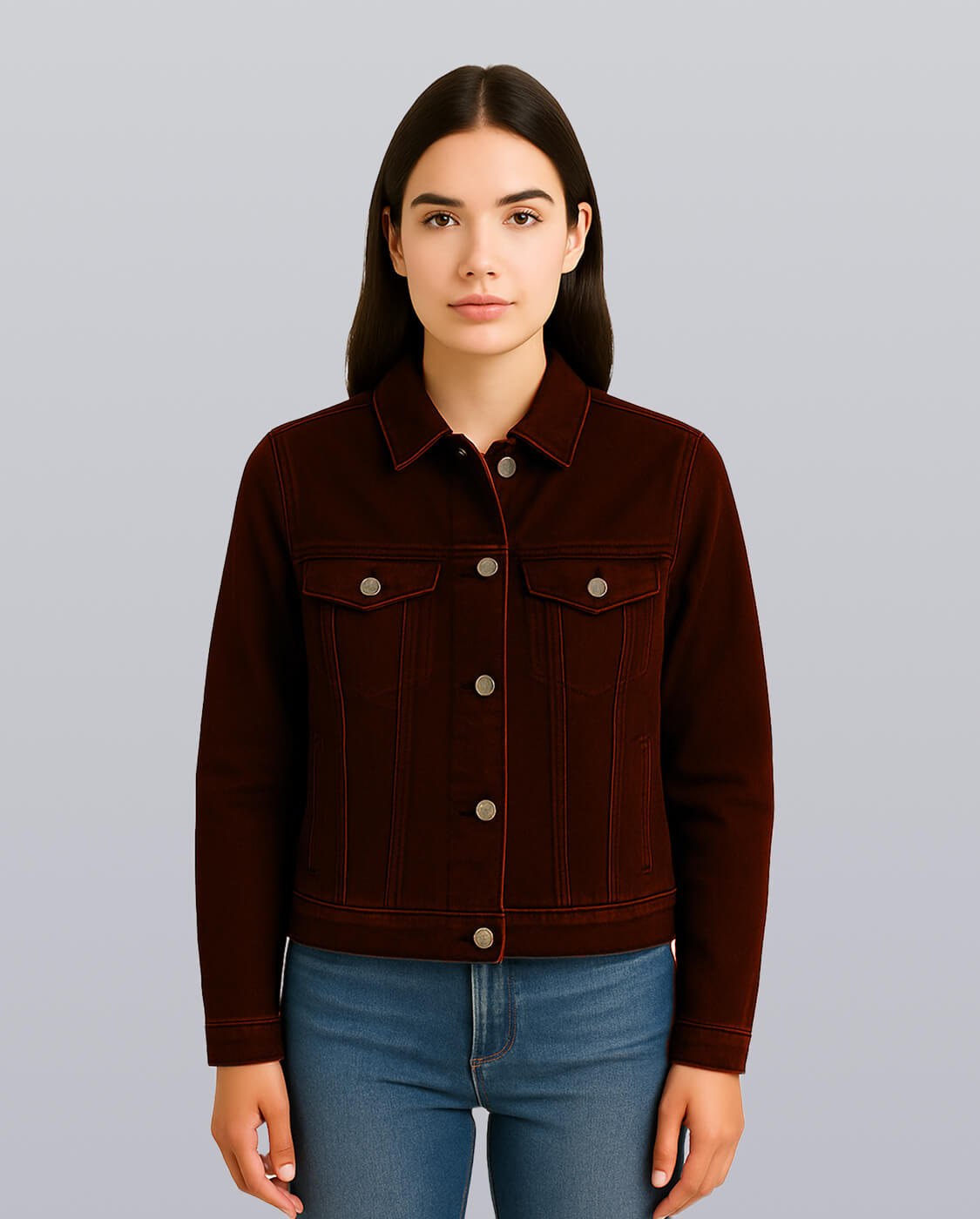 Denim Trucker Jacket image 4
