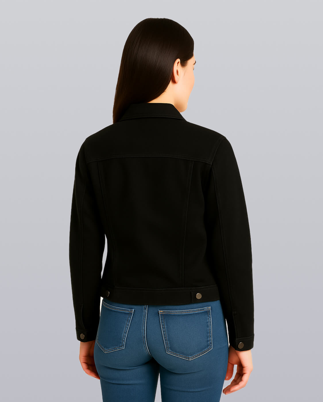 Denim Trucker Jacket image 3