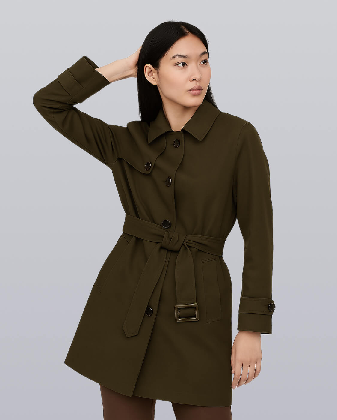 Belted Trench Coat image 2