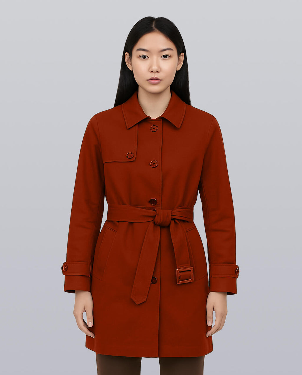 Belted Trench Coat image 7