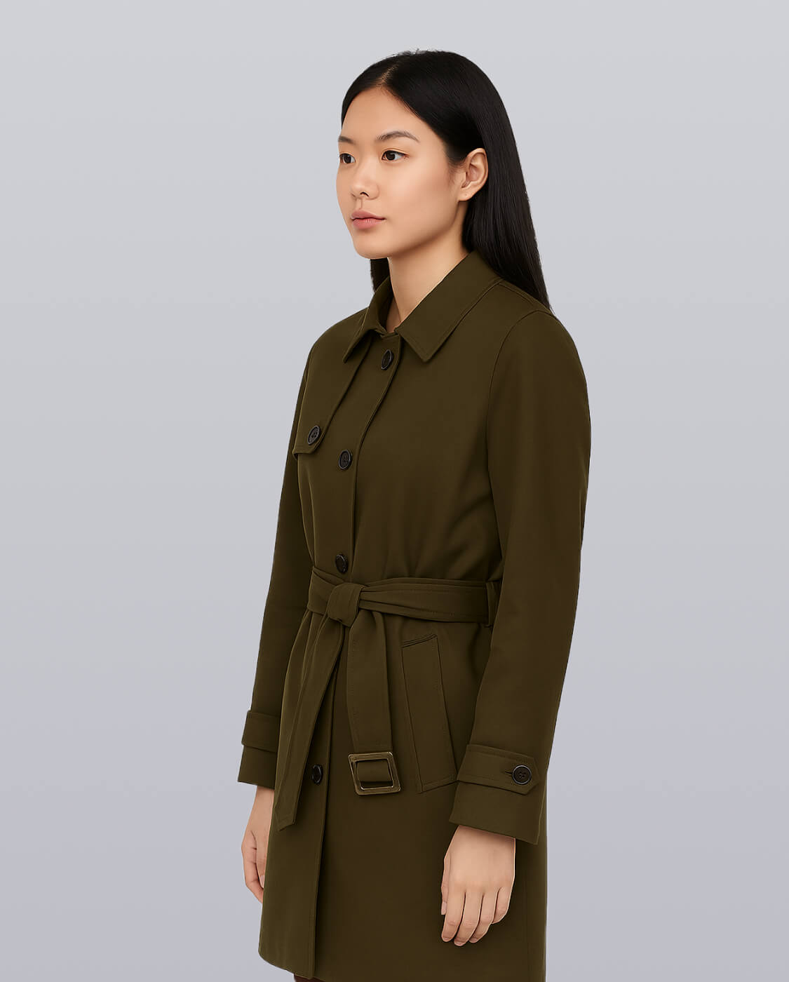 Belted Trench Coat image 4