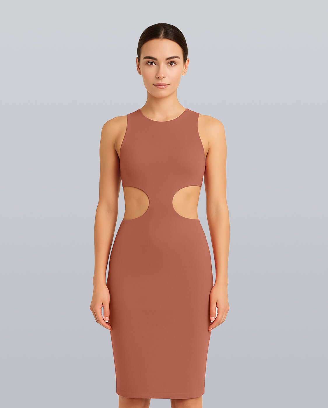 Cut-Out Bodycon Midi Dress image 5