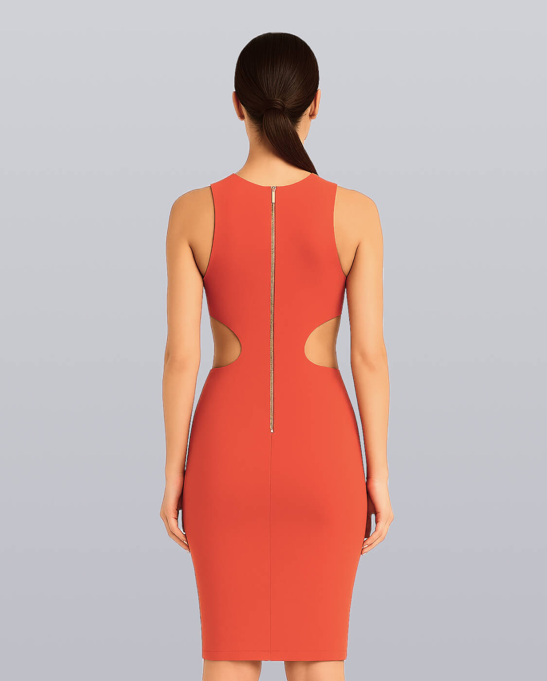 Cut-Out Bodycon Midi Dress image 2