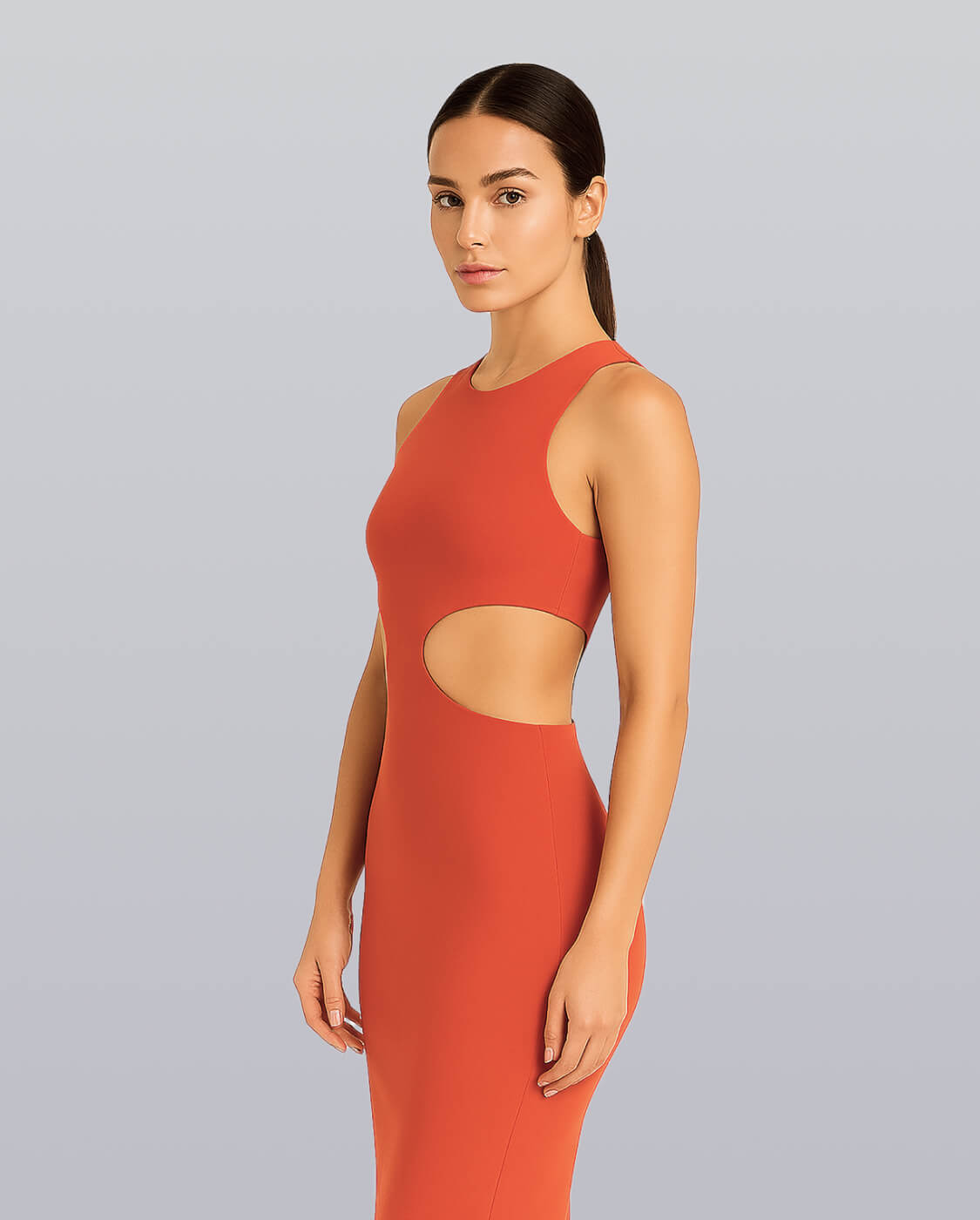 Cut-Out Bodycon Midi Dress image 4