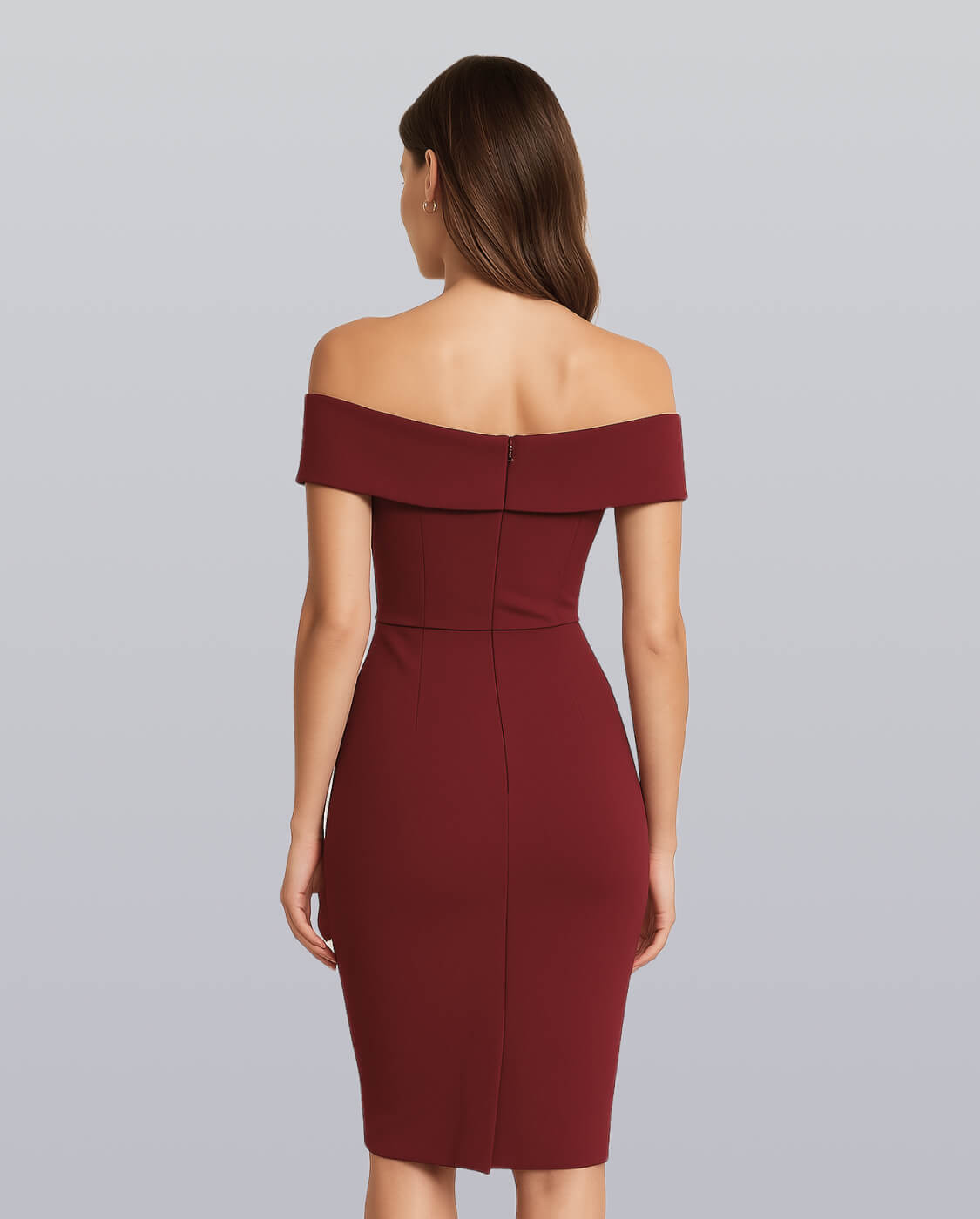 Classic Off-Shoulder Dress image 4