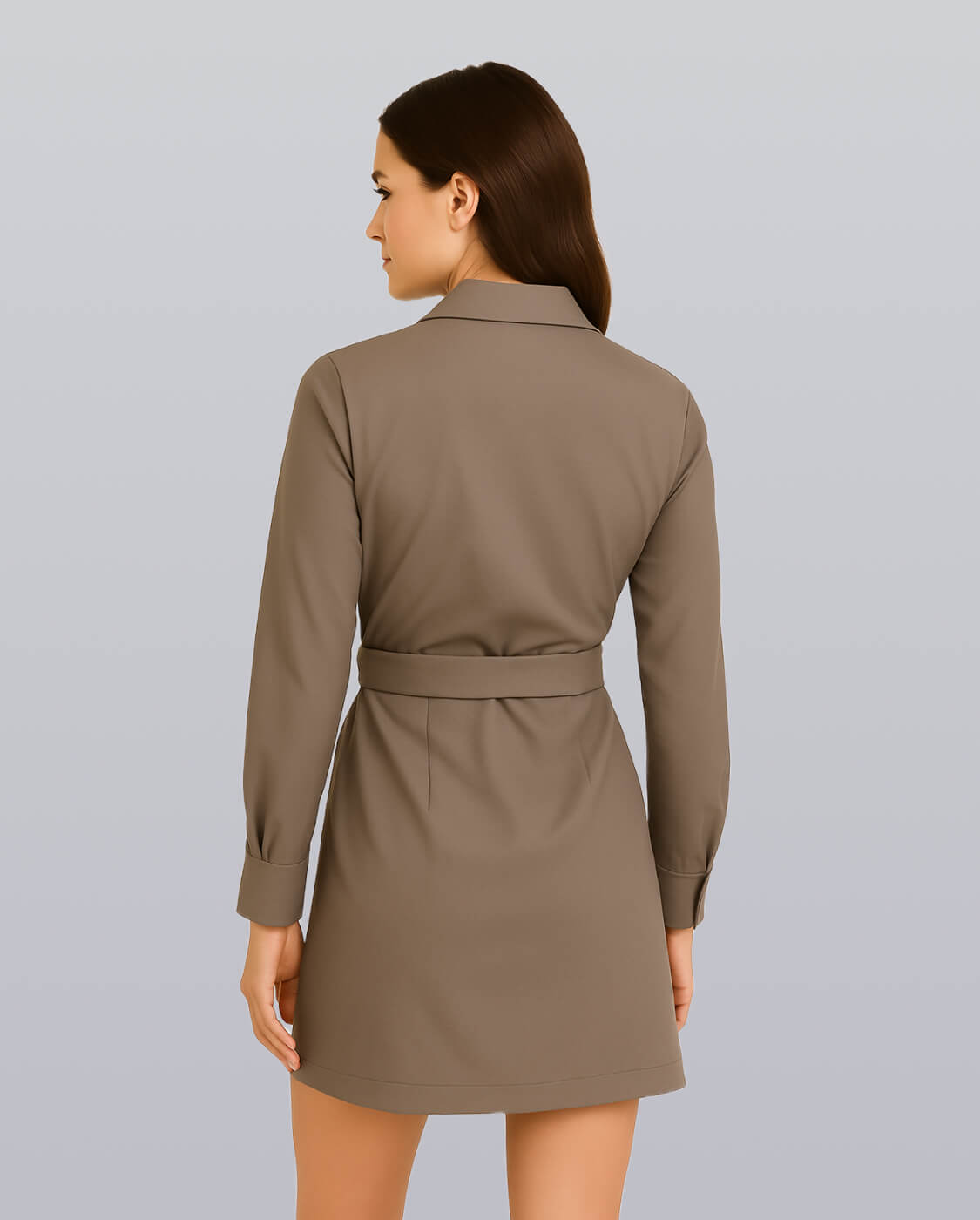 Wrap Shirt Dress image 3