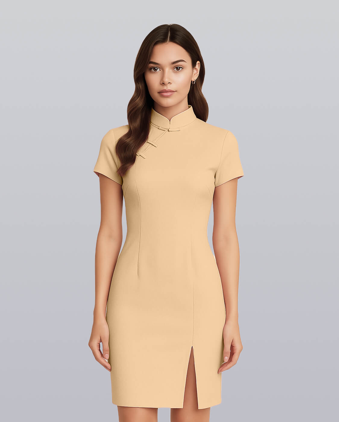 Mandarin Collar Dress image 5