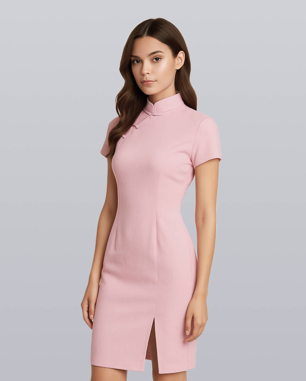 Mandarin Collar Dress image 2