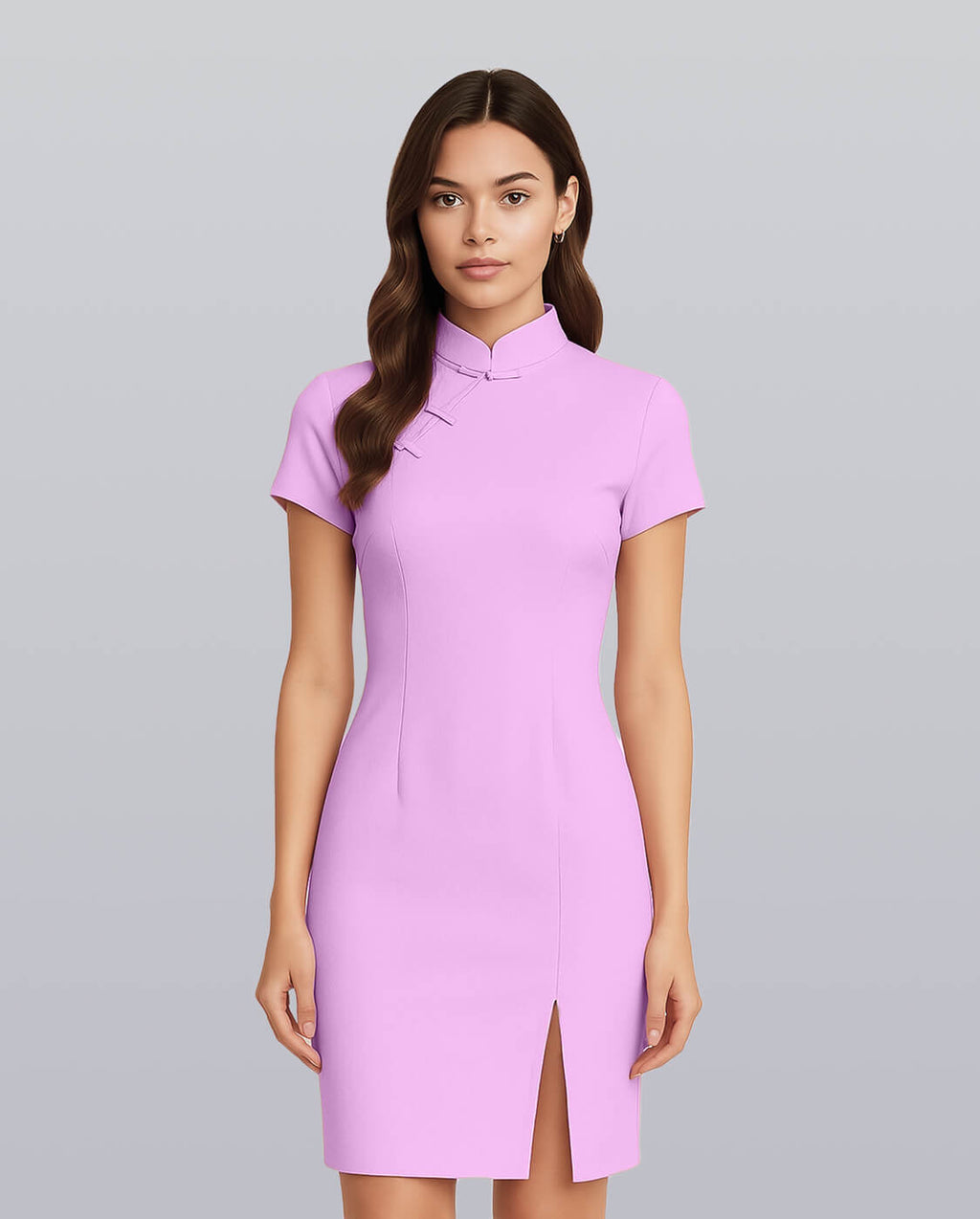Mandarin Collar Dress image 6