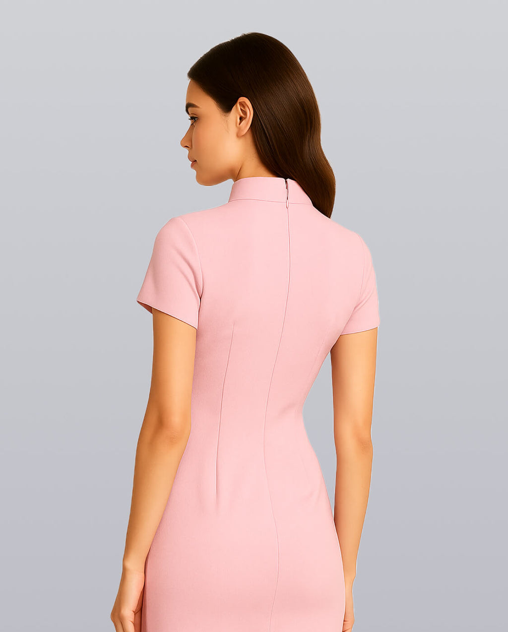 Mandarin Collar Dress image 4