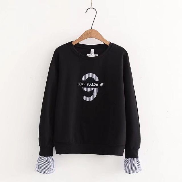 'DON'T FOLLOW ME' Embroidery Sweatshirt