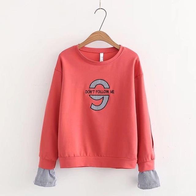 'DON'T FOLLOW ME' Embroidery Sweatshirt
