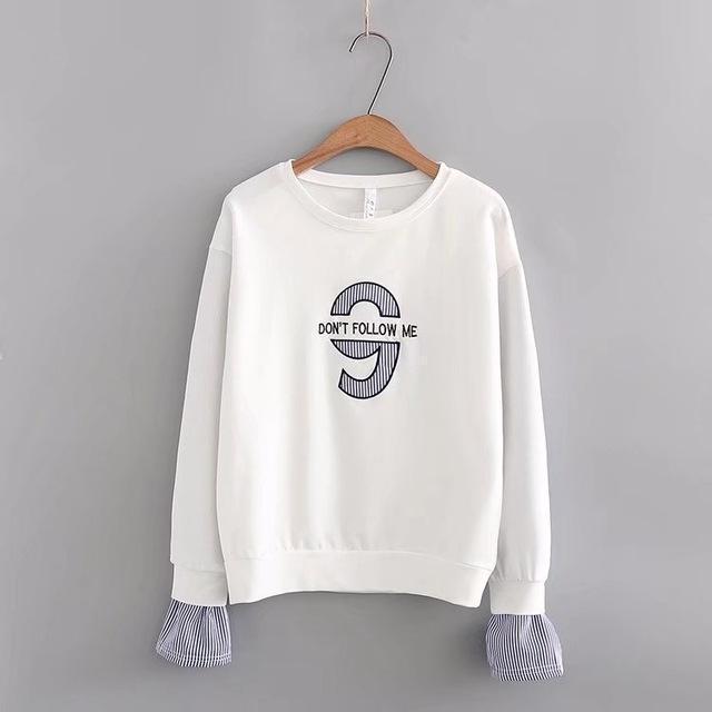 'DON'T FOLLOW ME' Embroidery Sweatshirt