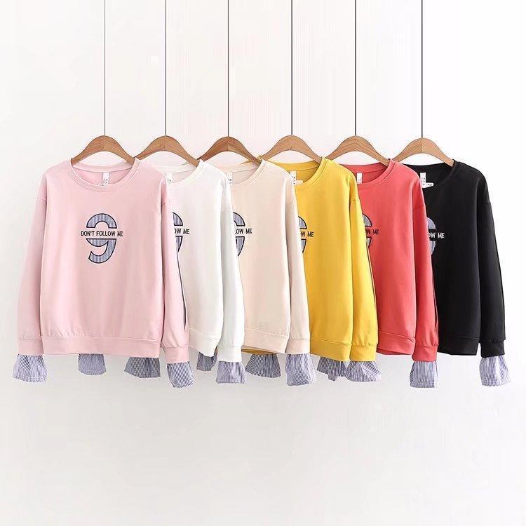 'DON'T FOLLOW ME' Embroidery Sweatshirt