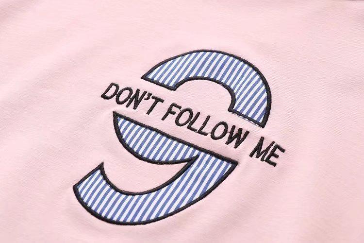 'DON'T FOLLOW ME' Embroidery Sweatshirt