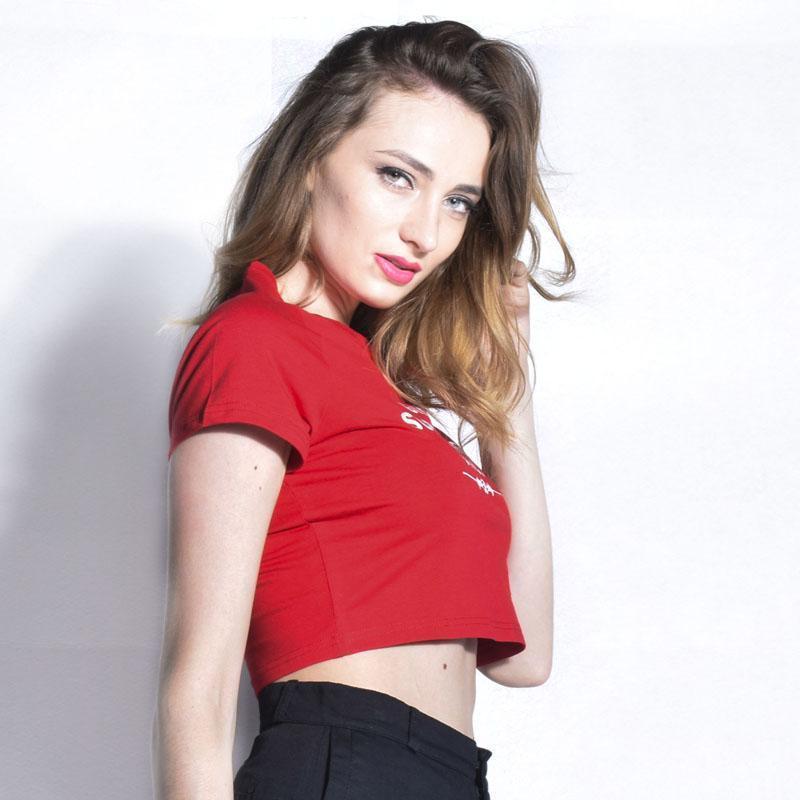 'Girls Supporting Girls'  Crop T-Shirt